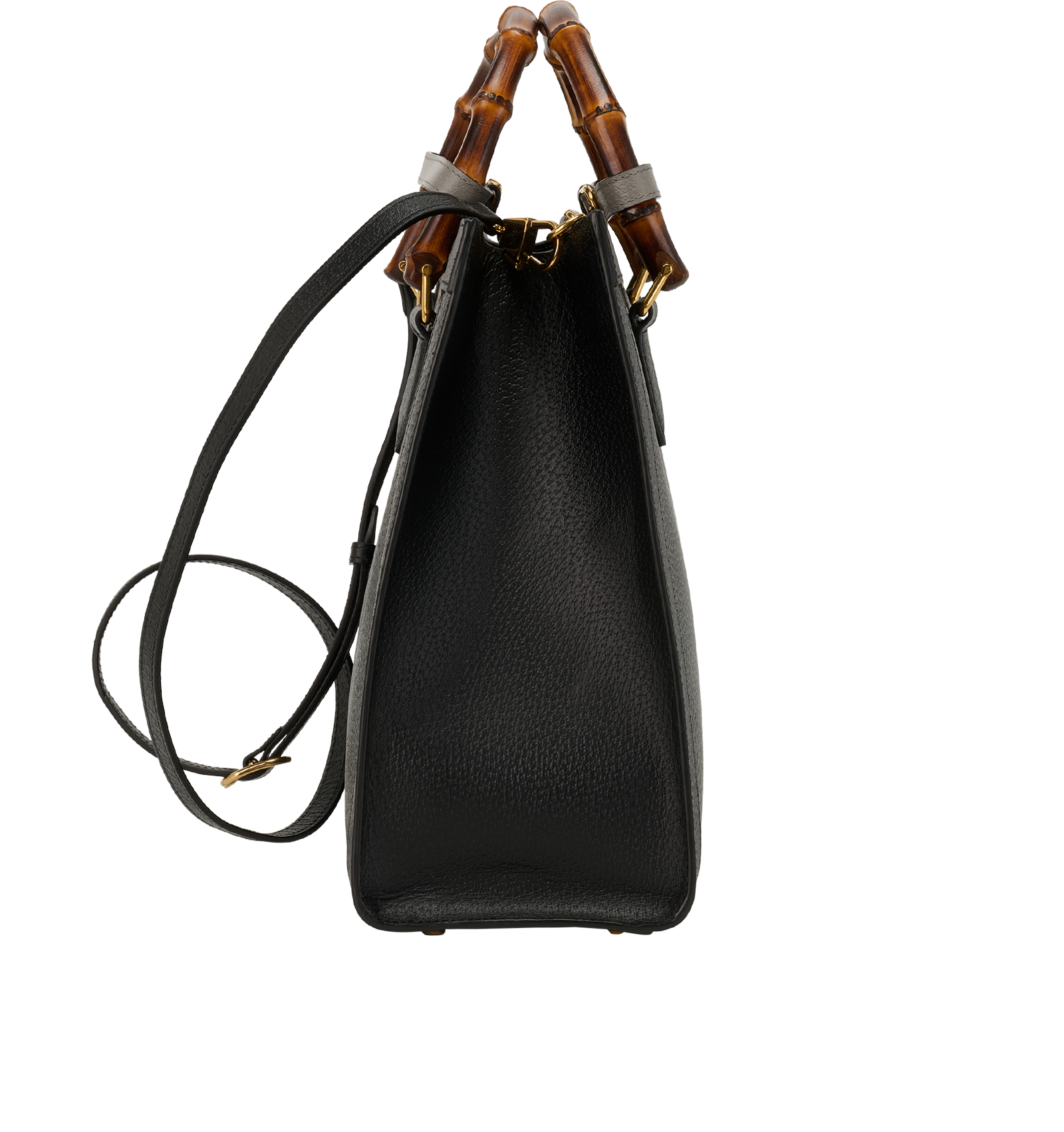 Diana Tote Large, &pound;1,300, Handbags, Black, Leather, Side view